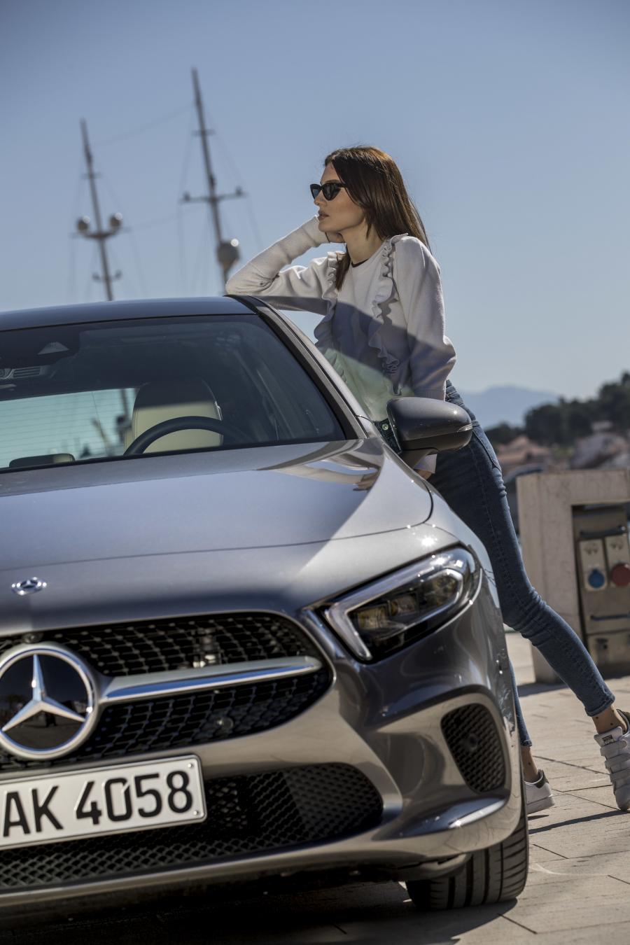 Детали экстерьера Mercedes-Benz A180 d Progressive (W177) 2018 года  (WW) (фото 5 из 96)